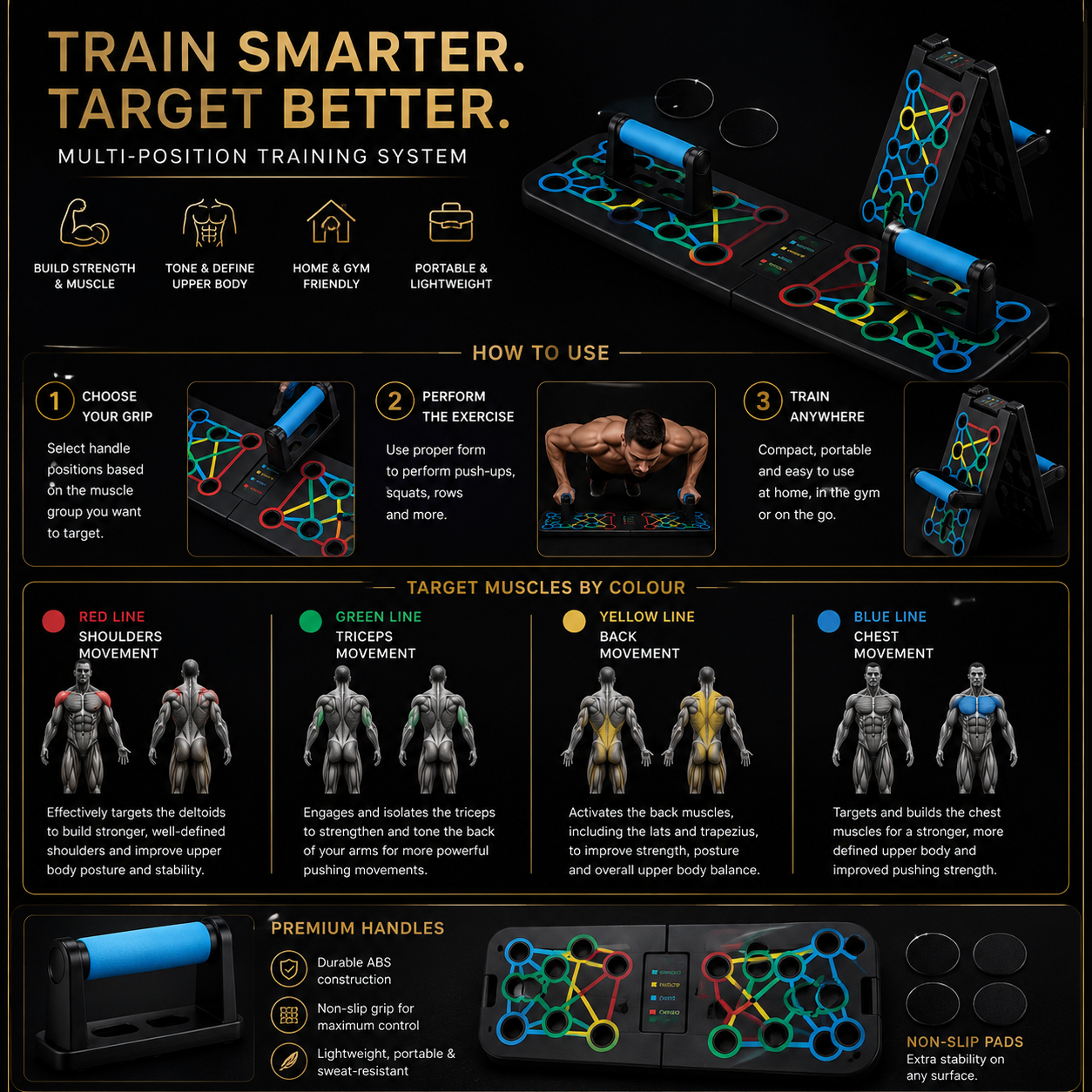 Premium Fitness Training Board