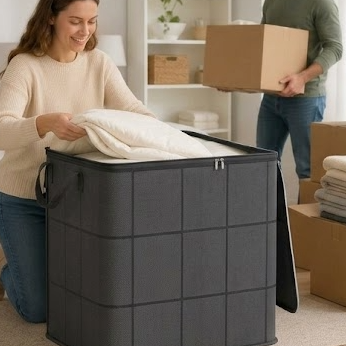 Large Capacity Buggy Bag Clothing Quilt Folding Storage Box